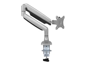 Startech Desk Mount Monitor Arm, Heavy Duty Ergonomic VESA Monitor Arm, Single Display up to 9kg, Full Motion, Height Adjustable, Articulating, Aluminum, C-Clamp/Grommet, Silver - Small Footprint Design mounting kit - adjustable arm - for LCD display - si