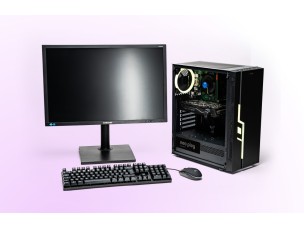 Atjaunots Capital RePlay Kids Intel Pentium G/8GB RAM/RX 470/120GB SSD/ Windows 10 PRO + 24" Monitors un klaviatūra + pele
