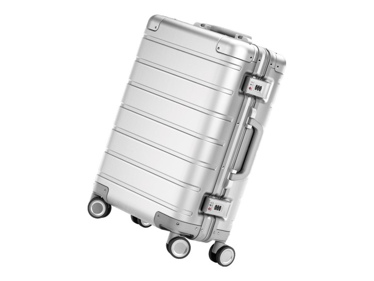 Metal carry sales on suitcase