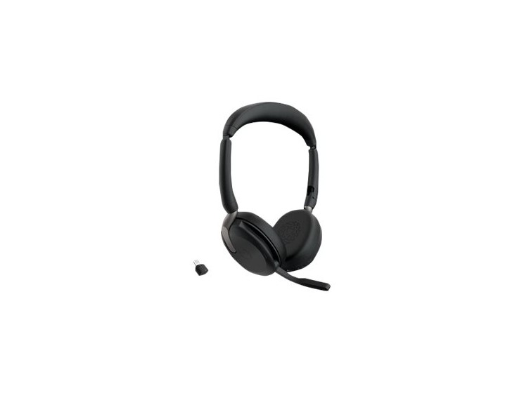 Jabra Evolve2 65 Flex UC Headset - Stereo - Wireless - Bluetooth
