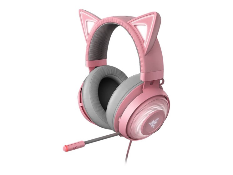 NEW Razer Kraken Kitty Wired USB outlet Headset Quartz Pink Edition