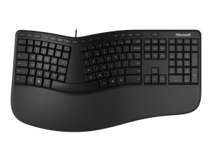 Microsoft Ergonomic Keyboard - for Business - keyboard - Nordic - black Input Device