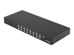 StarTech.com 16 Port Rackmount USB KVM Switch Kit with OSD and Cables - 1U (SV1631DUSBUK) - KVM switch - 16 ports