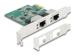 Delock - network adapter - PCIe 2.1 - 10M/100M/1G/2.5 Gigabit Ethernet x 1