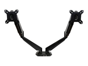 StarTech.com Desk Mount Dual Monitor Arm - One-Touch Height Adjustment (ARMSLIMDUO) mounting kit - adjustable arm - for LCD display - black