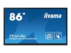 iiyama ProLite TE8612MIS-B3AG 86" Class (85.6" viewable) LED-backlit LCD display - 4K - for digital signage / interactive communication