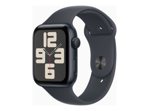 Apple Watch SE GPS 44mm Midnight Aluminium Case with Midnight Sport Band - S/M