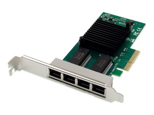 DIGITUS - network adapter - PCIe 2.1 - Gigabit Ethernet x 4