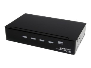 StarTech.com HDMI Splitter 1 In 4 Out - 1080p - 4 Port -Mounting Brackets - 1.3 Audio - HDMI Multi Port - HDMI Audio Splitter (ST124HDMI2) - video splitter - 4 ports