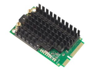 MikroTik RouterBOARD R11e-2HPnD - network adapter - PCIe Mini Card