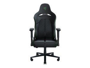 Razer Iskur X - chair - synthetic leather, steel, elastomeric polyurethane (EPU) - black/green