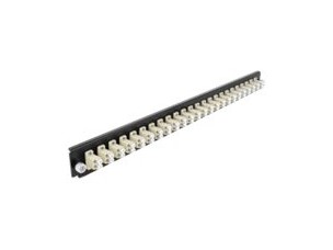 Delock fibre-optic splice box rack mount panel - 1U - 19"