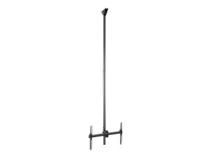 StarTech.com Ceiling TV Mount - 8.2' to 9.8' Long Pole - Full Motion - Supports Displays 32" to 75" - For VESA Mount Compatible TVs (FPCEILPTBLP) bracket - for flat panel - black