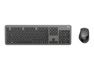 Hama KMW-700 - keyboard and mouse set - QWERTZ - German - black, anthracite Input Device