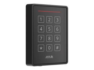 Axis A4120-E - RFID proximity reader / keypad - black, NCS S 9000-N