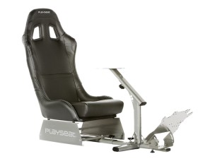 Playseat Evolution - racing simulator cockpit - leather look vinyl - black