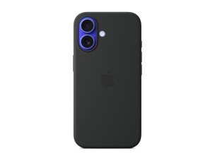 iPhone 16 Silicone Case with MagSafe - Black