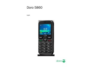 DORO 5860 - feature phone - GSM