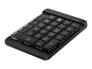 HP 430 - keypad - 9 programmable keys, low profile key travel, swappable keycaps with stickers - English - jack black Input Device