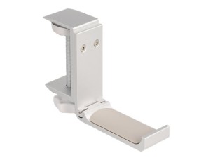 Delock - holder for headphones - adjustable, for desk mounting, aluminium