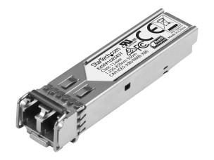 StarTech.com Juniper EX-SFP-1GE-SX Compatible SFP Module, 1000BASE-SX, 1GbE Multimode Fiber MMF Optic Transceiver, 1GE Gigabit Ethernet SFP, LC Connector, 550m, 850nm, DDM, Mini GBIC Module - Lifetime Warranty (EXSFP1GESXST) - SFP (mini-GBIC) transceiver 