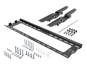 StarTech.com Flat Screen TV Wall Mount - Tilting - Supports 32" to 75" TVs - Steel - VESA TV Mount - Monitor Wall Mount (FLATPNLWALL) mounting kit - for flat panel - black