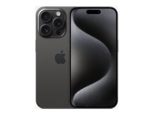 Apple iPhone 15 Pro - black titanium - 5G smartphone - 256 GB - GSM