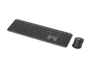 Logitech Signature Slim Combo MK950 - keyboard and mouse set - 100% full size - QWERTY - US International - graphite Input Device