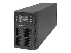 Qoltec - UPS - power factor 1.0, LCD, EPO, on-line - 2000 Watt - 2000 VA