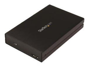 StarTech.com 2.5" SATA USB 3.1 Gen 2 Hard Drive Enclosure - w/ USB Type C and Type A Cables - USB 3.0 backwards compatible (S251BU31315) - storage enclosure - SATA 6Gb/s - USB 3.1 (Gen 2)