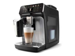 Philips Series 4400 EP4446 - automatic coffee machine with milk frother - 15 bar - black / silver