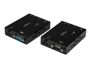 StarTech.com HDMI Over Cat5e / CAT6 Extender - Extend up to 210 ft / 70m - HDBaseT Certified - HDMI Extender - IR Extender - HDMI Booster (ST121HDBTL) - video/audio/infrared/serial/network extender