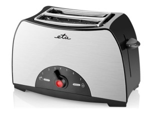 ETA Lenny 2166 90000 - toaster - black/stainless steel