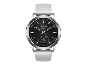 Xiaomi Watch S3 smart watch with strap - silver