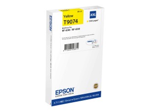 Epson T9074 - XXL size - yellow - original - ink cartridge