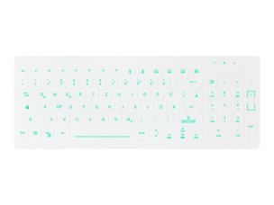 Active Key AK-CB7012F-U1-W - keyboard - fully sealed - QWERTZ - German - white Input Device