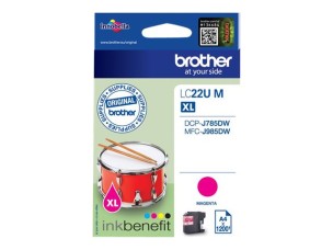 Brother LCLC22UM - XL - magenta - original - ink cartridge