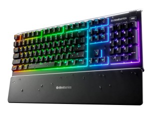 SteelSeries Apex 3 - keyboard - with media wheel - Nordic Input Device