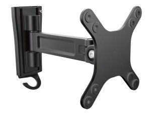 StarTech.com Monitor Wall Mount - Single Swivel - Supports Monitors 13" to 34" - VESA Monitor Wall Mount Bracket - Black (ARMWALLS) adjustable arm - for monitor / flat panel - black