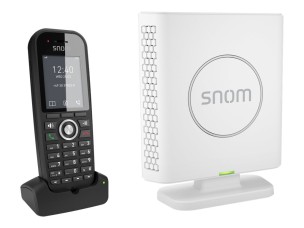 snom m430 - cordless VoIP phone with caller ID - 3-way call capability