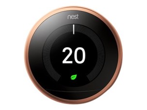 Nest Learning Thermostat 3rd generation - thermostat - 802.11b/g/n, Bluetooth 4.0, 802.15.4 - copper