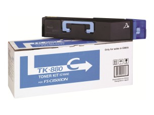 Kyocera TK 880C - cyan - original - toner cartridge