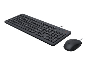 HP 150 - keyboard and mouse set - black Input Device