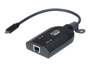 ATEN KA7183 - keyboard / video / mouse (KVM) adapter - RJ-45 to 24 pin USB-C