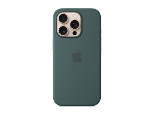 iPhone 16 Pro Silicone Case with MagSafe - Lake Green