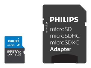 Philips Ultra Pro FM64MP65B - flash memory card - 64 GB - microSDXC