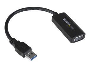 StarTech.com USB 3.0 to VGA Display Adapter 1920x1200, On-Board Driver Installation, Video Converter with External Graphics Card - Windows (USB32VGAV) - USB / VGA adapter - USB Type A to HD-15 (VGA) - 19.5 m