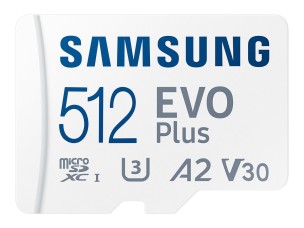 Samsung EVO Plus MB-MC512S - flash memory card - 512 GB - microSDXC UHS-I