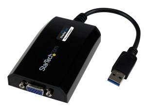 StarTech.com USB 3.0 to VGA Display Adapter 1920x1200 1080p, DisplayLink Certified, Video Converter w/ External Graphics Card - Mac & PC (USB32VGAPRO) - USB / VGA adapter - USB Type A to HD-15 (VGA) - 25.5 m