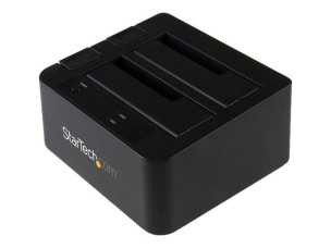 StarTech.com Dual-Bay USB 3.1 to SATA Hard Drive Docking Station, USB 3.1 (10 Gbps) Hard Drive Dock, External 2.53.5 SATA IIIIII, SSDHDD Docking Station, Hot-Swap Hard Drive Bay - Top-Loading - storage controller - USB 3.1 (Gen 2)